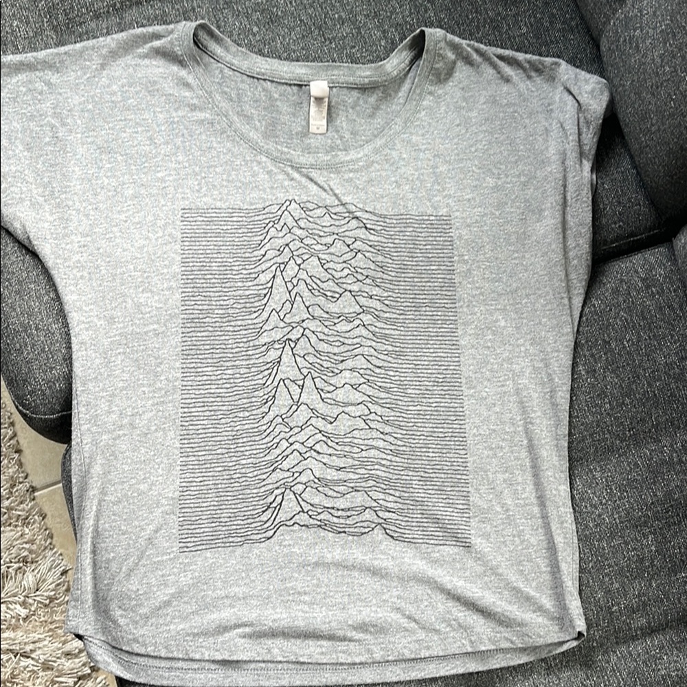 JOY DIVISION Casual Heather Gray Tee